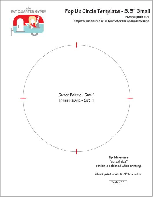 5.5 Inch Pop Up Circle Template