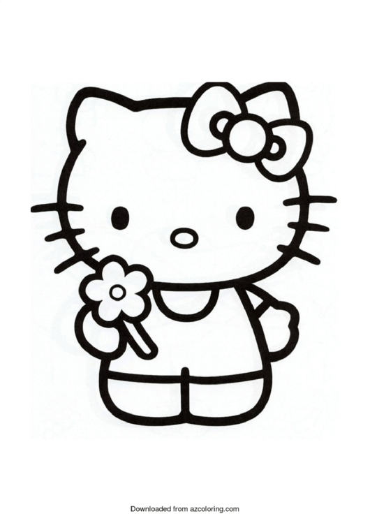 Hello Kitty Template Printable pdf