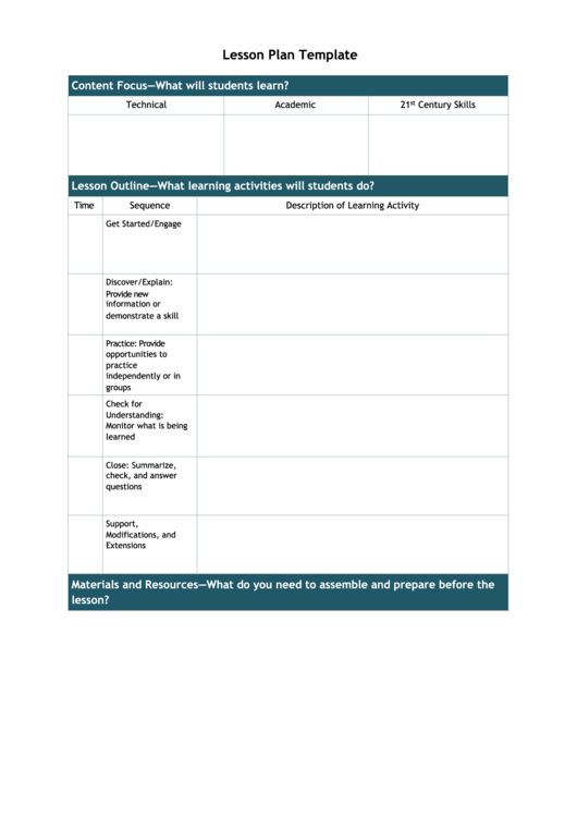 Lesson-Plan-Template Printable pdf