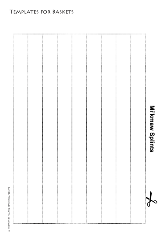 Templates For Baskets Printable pdf