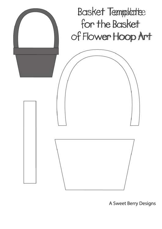 Basket Template printable pdf download