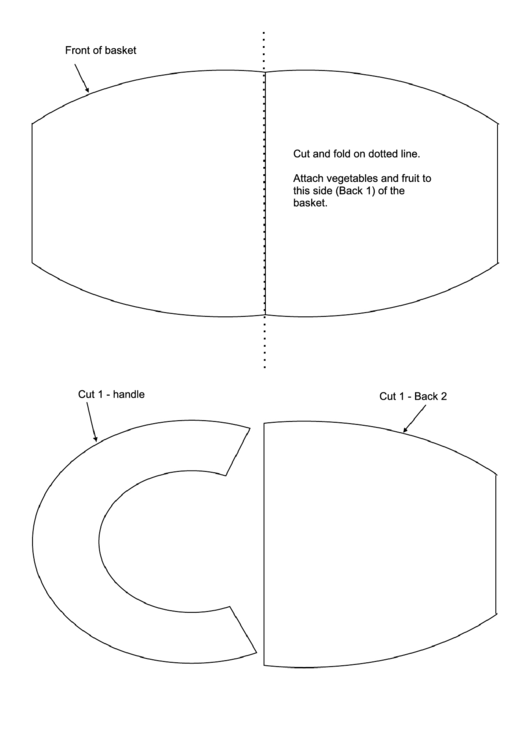 Basket Template printable pdf download