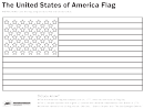 The United States Of America Flag Coloring Page
