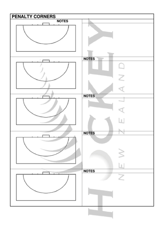 Team Templates - Half Field Printable pdf