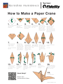 Paper Crane Instructions