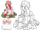 Strawberry Shortcake Coloring Sheet
