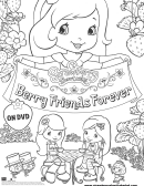 Berry Friends Forever Coloring Page