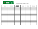 Visitor/contractor Sign-in Sheet