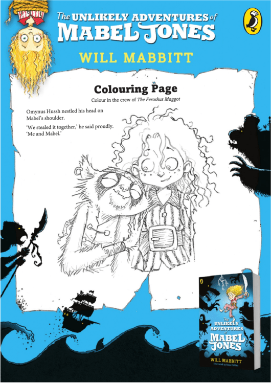 Mabel Jones Coloring Page Printable pdf