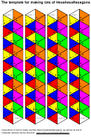 The Template For Making Lots Of Hexahexaflexagons