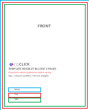 Template Booklet - Blu Ray - 2 Pages Printable pdf