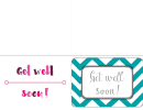 Get Well Cards Template