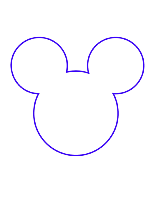 Mickey Mouse Head Template Printable pdf