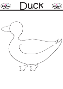 Large Duck Template
