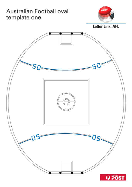 Australian Football Oval Template printable pdf download