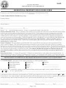 Fillable Residential Property Disclosure Form Printable pdf