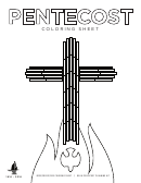 Pentecost Coloring Sheets For Children