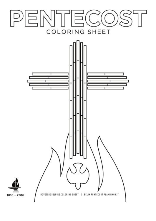 Pentecost Coloring Sheets For Children Printable pdf