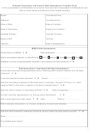Infection Prevention And Control Risk Assessment/ Transfer Form