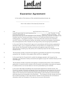 Guarantor Agreement Printable pdf