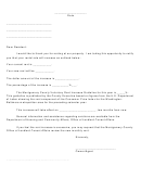 Rental Increase Letter Template