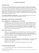 Sample Cover Letter Writing Printable pdf