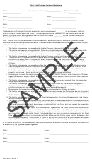 Short Sale Purchase Contract Addendum Form