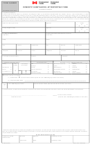 Domestic Substances List Reporting Form