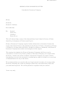 Insurance Reservation Of Rights Letter Template