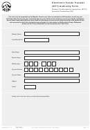 Electronic Funds Transfer (eft) Authority Form