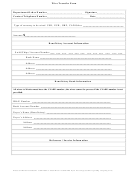 Wire Transfer Form