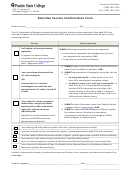 Praire State College Selective Service Confirmation Form