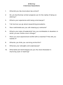 Attorney Interview Questions