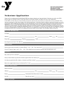 Fillable Pittsfield Family Ymca Volunteer Application Form Printable pdf