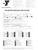 Fillable Ymca Of Greater Springfield Volunteer Services Application Printable pdf