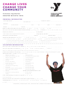 Volunteer Application Form - Greater Wichita Ymca