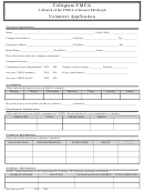 Collegiate Ymca Volunteer Application Form