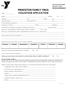 Princeton Family Ymca Volunteer Application