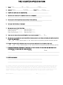 Ymca Volunteer Application Form