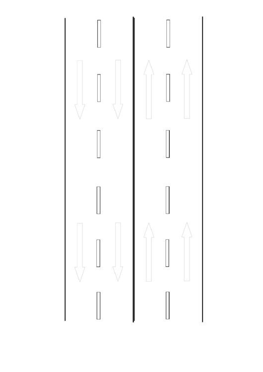 Roadmap Template For Accident Sketch Two-Lane Highway Printable pdf
