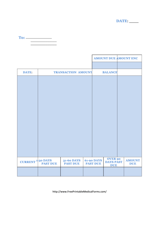 Payment Transaction Chart Printable pdf