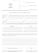 Joint Petition For Custody Modification