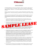 Icm Properties Sublease Agreement