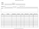 Quotation Record Form