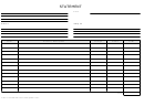 Simple Blank Statement Template - Landscape, Lined