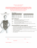 Chicago Style Meet Entry Gift Leotard Size Chart