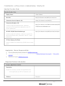 Federated Application Onboarding Template Printable pdf
