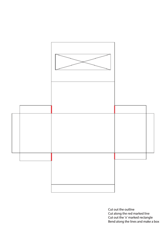 The Real Box Template printable pdf download