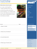 Elementary Fossil Lesson Template