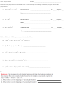 Hw: Polynomials - Worksheet
